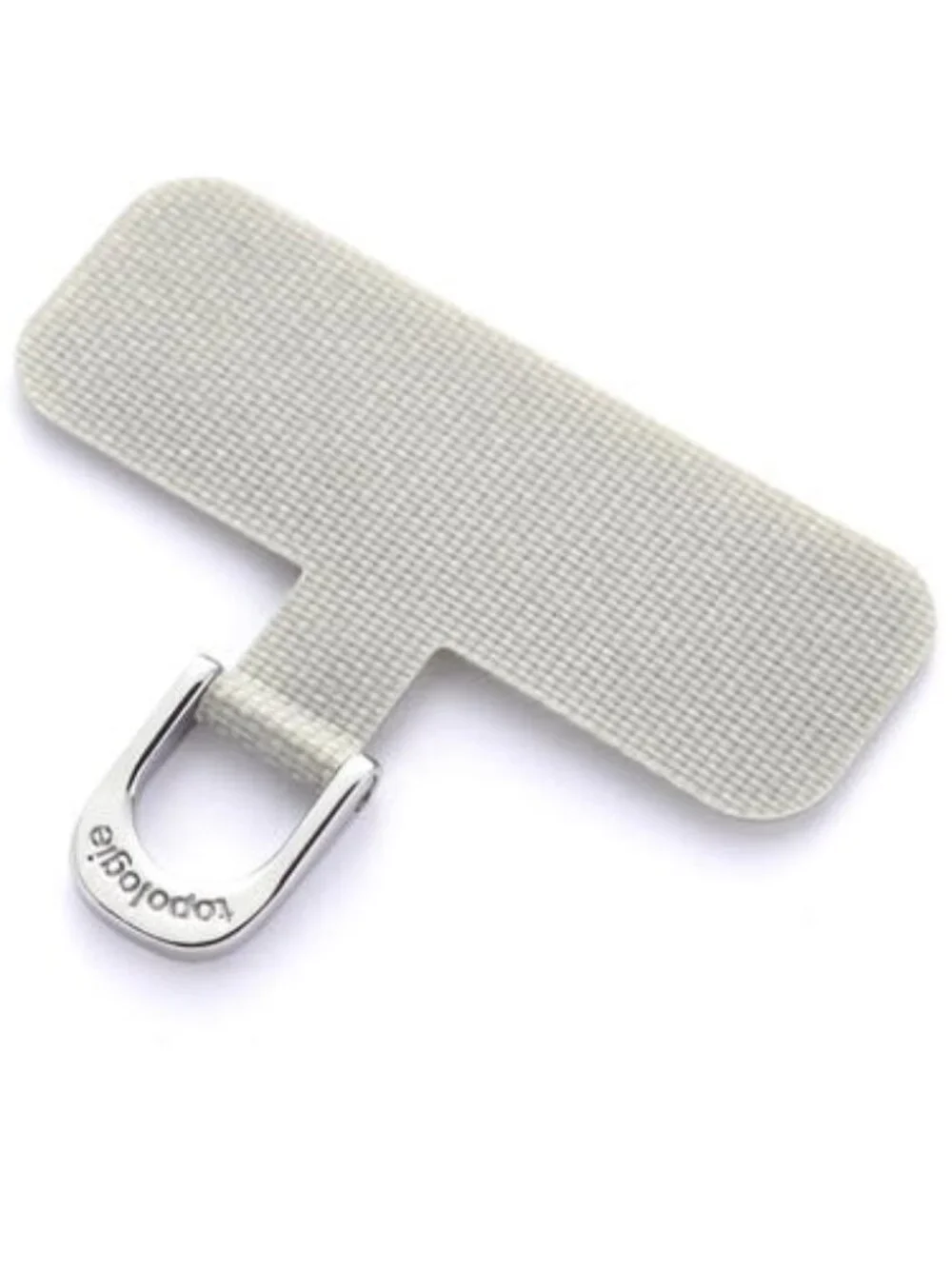 D-Ring Phone Strap Adapter Crossbody Cord Case Attachment Gray Topologie NEW